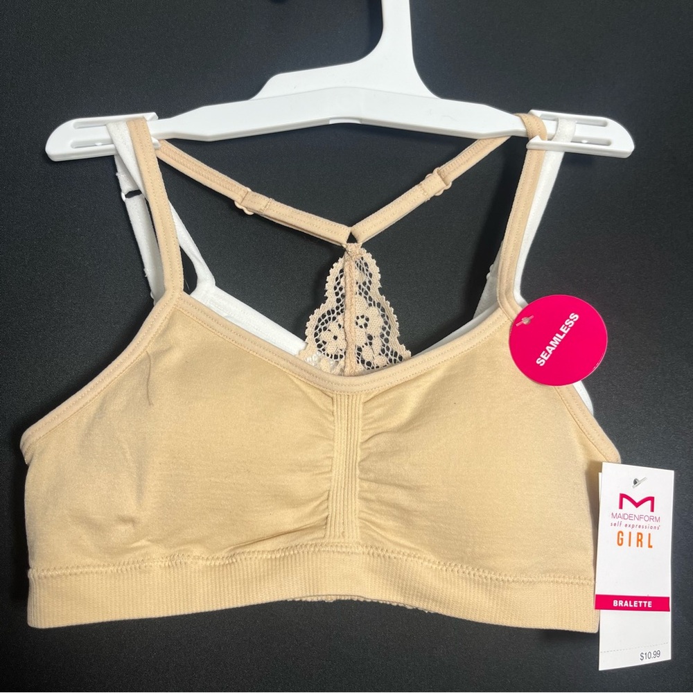 Maidenform Little & Big Girls 2-pc. Bralette Sz. Small NWT - Picture 2 of 6